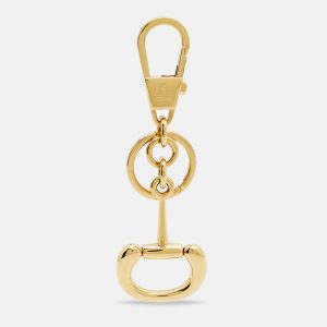 Gucci Horsebit Gold Tone Keychain, Luggage Accessories - Luxury Closet