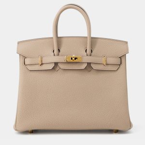 Hermes Birkin Beige Marfa Togo Leather Size 25, Tote Handbags - Luxury Closet