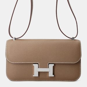 Hermes Constance Elan Etoupe Epsom, Handbags - Luxury Closet
