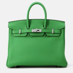 Hermes Birkin Bamboo Togo Leather Size 25, Tote Handbags - Luxury Closet
