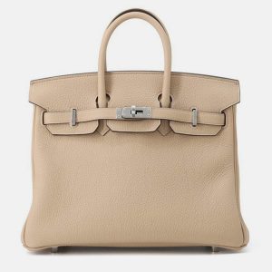 Hermes Birkin Size 25 Trench Togo Leather Bag, Tote Handbags - Luxury Closet