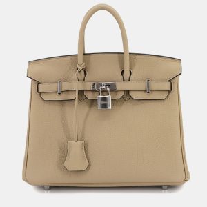 Hermes Birkin 25 Togo Trench Handbag, Tote Handbags - Luxury Closet