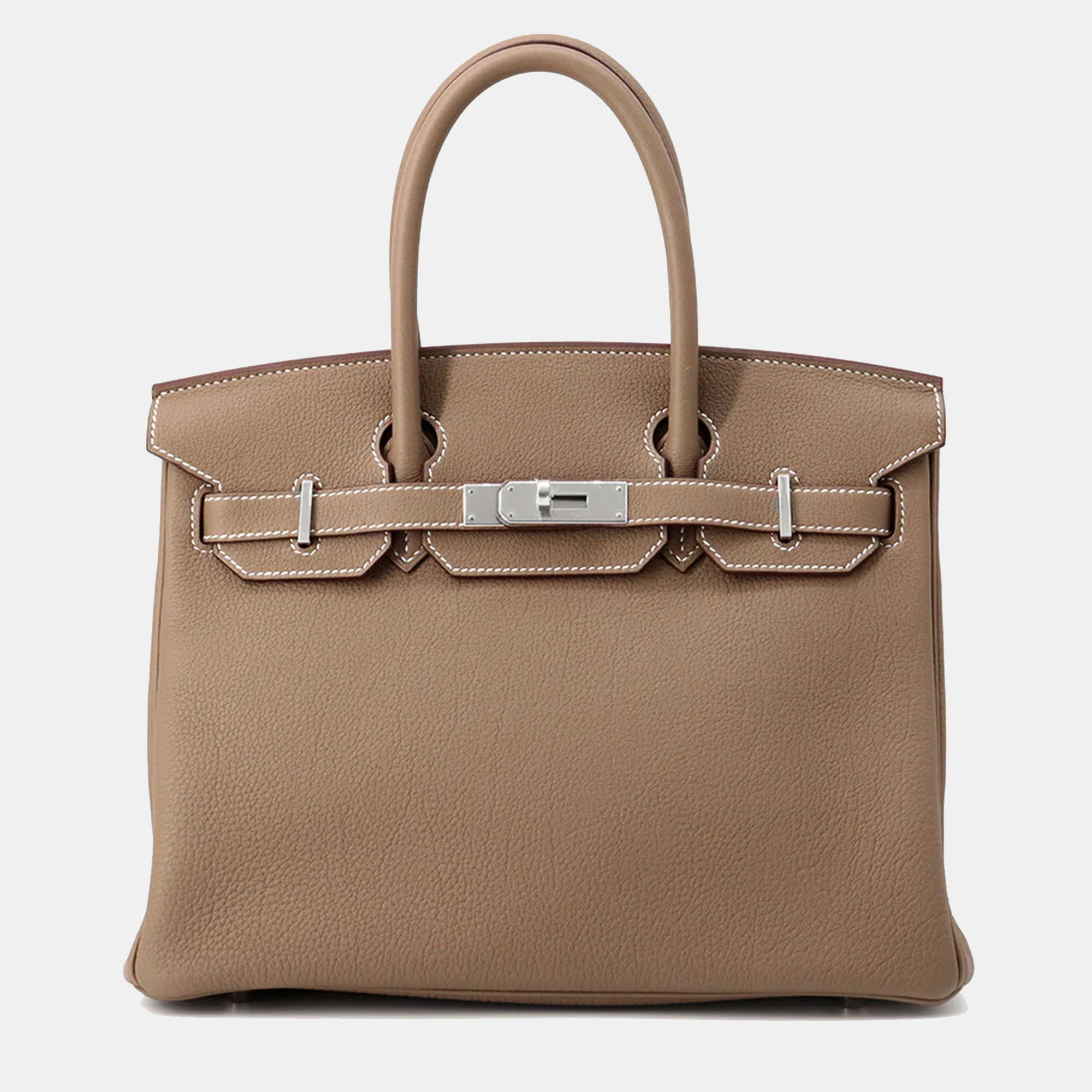 Hermes Birkin Etoupe Togo Leather Size 30, Tote Handbags - Luxury Closet