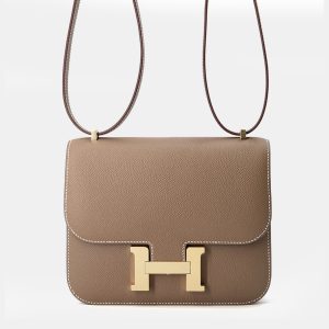 Hermes Constance3 Miroir Etoupe Epsom Size Mini, Handbags - Luxury Closet