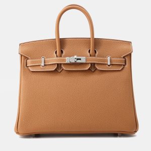 Hermes Birkin Gold Togo Leather Size 25, Tote Handbags - Luxury Closet