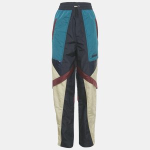 Isabel Marant Blue Nylon Paneled Track Pants M, Clothing - Luxury Closet