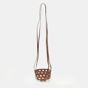 Loewe Candle Brown Leather Basket Bag, Handbags - Luxury Closet