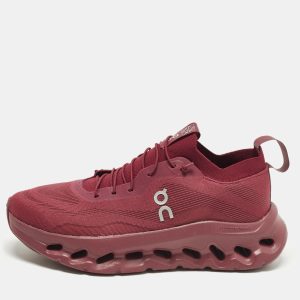 Loewe x On Cloudtilt Size 39 Burgundy Knit Fabric Low Top Sneakers, Athletic Shoes & Sneakers - Luxury Closet