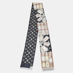 Louis Vuitton Black Tag Me Silk Bandeau Scarf, Scarves & Shawls - Luxury Closet