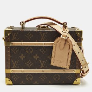 Louis Vuitton Trunk Monogram Canvas Top Handle Bag, Satchels - Luxury Closet