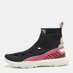 Valentino VLTN Heroes Size 41 Multicolor Fabric and Leather High Top Sneakers, Athletic Shoes & Sneakers - Luxury Closet
