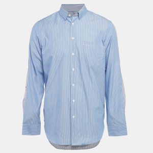 Zadig & Voltaire Blue Stripe Cotton Button Front Shirt L, Shirts & Tops - Luxury Closet