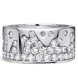 eternity band - Italo Waterfall Round Cut Eternity Wedding Band For Women Waterfall Ring, Italo jewelry - Online Catalog