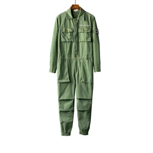 Loose Overalls Men Jumpsuit Cotton Long Sleeve Beam Feet Streetwear Fashion Casual Clothing Cargo Pants Hip Hop Trousers - AliExpress Pants