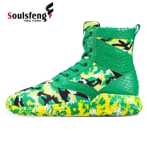 Soulsfeng  High Top Camouflage Cobra Tatical Boots Men Non-Slip Lightweight Combat Sneakers   Camouflage combat boots - AliExpress Sneakers