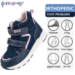 Princepard Children's Orthopedic Sneakers Kids Casual Shoes for Girl Boy New Autumn High Back Footwear with Ankle Support - AliExpress Children's Shoes