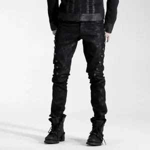 Gothic Fashion Vintage Rock Pirate Cosplay Heavey Metal Men Top Pants K136 M-4XL - AliExpress Pants