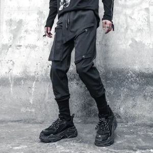 AOGZ Harajuku Hip Hop Streetwear Techwear Cargo Pants Casual Loose Tactical Pants Men Joggers Sweatpants Trousers Harem Pants - AliExpress Pants