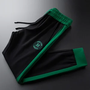 Autumn sports pants men's small feet close up Slim-fit Korean style trendy casual trousers men's elastic beam feet hit color gua - AliExpress Pants