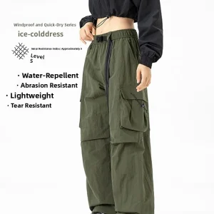 MMOPTOP Spring Outdoor Windproof Casual Pants Men's Wear Resistant Loose Sports Hiking Long Trousers Paratrooper Workwear - AliExpress Pants