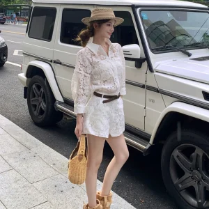 White Lace Bodysuit Women's Faion Slimming One-Piece Pants High Waist Straight Leg Online Exclusive High Quali Comfortabl... - AliExpress Jumpsuits&Rompers