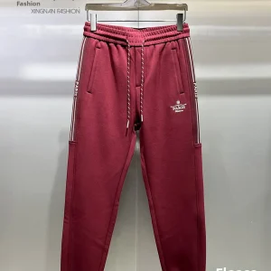 Men's Faionable Fce Lined Cuffed Casual Pants Autumn Winter Warm Sports Sweatpants Polyester Cotton Elastic Fiber - AliExpress Pants