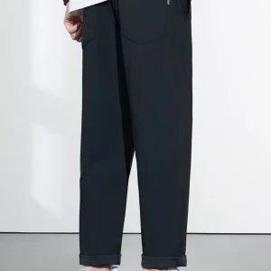 Mark Fairwe American Retro Men's Casual Pants Micro Elastic Ice Silk Qui Dry Sports Long Trousers Loose Straight Leg Pants - AliExpress Pants