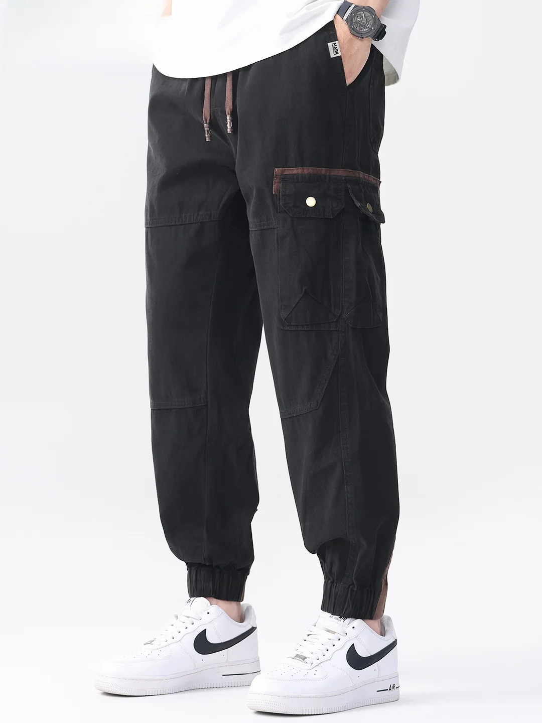 Mark Fairwe American Retro Trousers Men's Spring Autumn New Pure Cotton Heavyweight Wide Leg Harlan Workwear Long Pants - AliExpress Pants