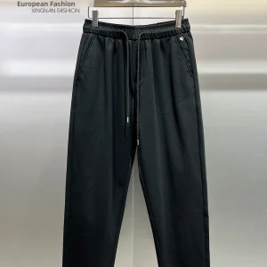 Casual Elastic Waist Straight Leg Men's Pants 2026 Trendy Brand Versatile Loose Fit Sports Trousers for Commuting And Daily Wear - AliExpress Pants