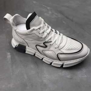 Mens New Outdoor Running Shoes Antiskid Platform Lace Up Cowhide Genuine Leather Sport Shoes Joggers Fitness Training Sneakers - AliExpress Sneakers