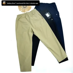 High-End Men's Work Trousers American Logo Casual Pants Youth Fashion Spring Autumn Loose Fit Straight Leg Breathable - AliExpress Pants