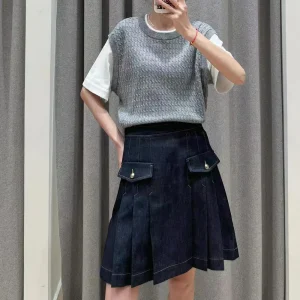 ay round Ne ort Sve Knitted Sweater Women's Early Autumn Faion Design Sense False Two-Piece Top S Home 2024 - AliExpress Sweaters&Jumpers