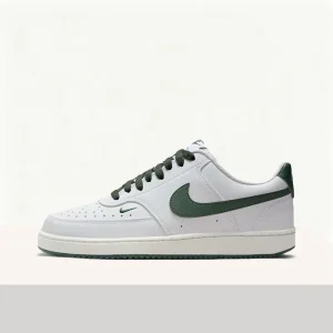 NikeCourt Vision Low Classic Versatile Comfortable Durable Lightweight Low-Top Casual Skate Shoes Women's White/Green FV9952-101 - AliExpress Sneakers