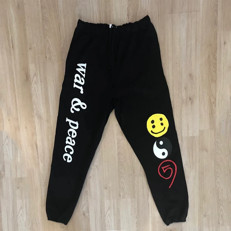 Kanye Philemon CPFM.XYZ Knockoff Sweat Pants Face Sports Casual Long Trousers Straight Leg Lengthened Youthful Style - AliExpress Pants