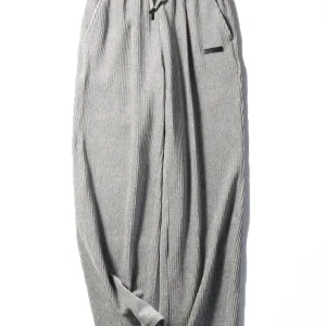 Urban Outdoor Simple Vintage Corduroy Wide Leg Straight Casual Long Pants - AliExpress Pants