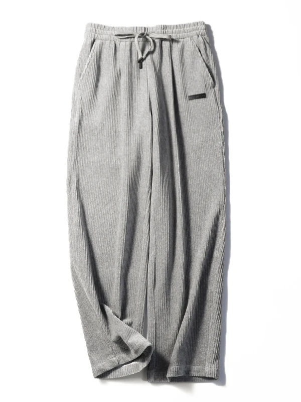 Urban Outdoor Simple Vintage Corduroy Wide Leg Straight Casual Long Pants - AliExpress Pants