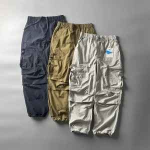 Outdoor Workwear Pants Autumn Mountain Series Loose Wide Leg Cargo Pants Retro Casual Trousers with kets Youth Faion Brand - AliExpress Pants