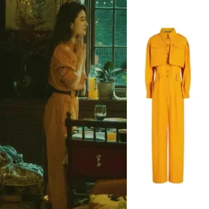 Orange Workwear Jumpsuit Women's New Trendy High Waist Long Pants Design Sensation Casual Faion Chinese Production - AliExpress Jumpsuits&Rompers