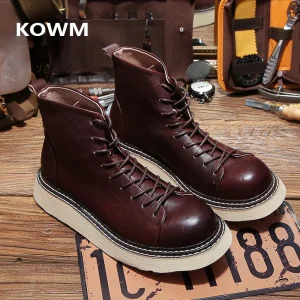KOWM Cowhide Hiking Shoes men Waterproof outdoor Sneakers casual tooling boots Tactical Shoes Hunting walking Boots - AliExpress Sneakers