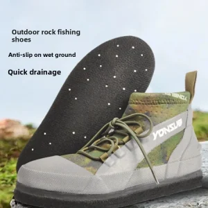 Yonsub Profional Fiing oes Men's Outdoor Sea Fiing Slip-Resistant Waterproof Fur Bot Steel Nail Outdoor Boots - AliExpress Sneakers