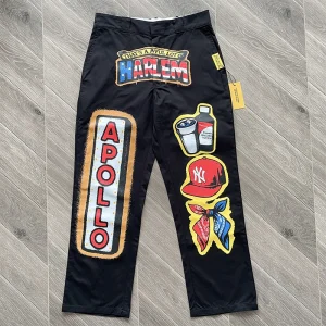 Street Sle Casual Pants Retro Cough Syrup Long Trousers Straight Leg Cotton Elastic Waist Daily Wear Autumn Winter Faion - AliExpress Pants