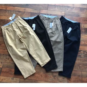Loose Casual Trousers Korean Sle Khaki Fabric Nine Points Loose Cone ape Youthful Autumn Season Faionable mens - AliExpress Pants