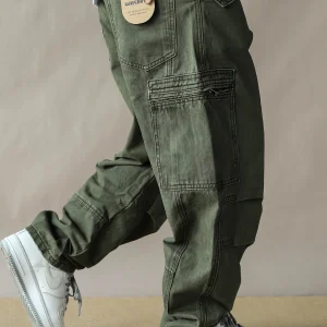 American Workwear Sle Multi-ket Casual Pants Men Loose Straight Leg Long Trousers Military een Trendy Pants New 2026 - AliExpress Pants