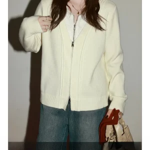 plus Size Knitted Sweater with Lace Splice And Hat for Plump Women Casual Sle Long Sve Zipper Closure Daily Wear Polyest... - AliExpress Sweaters&Jumpers