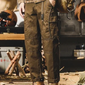 American Sle Retro Workwear Pants Men's Loose Straight Casual Outdoor Commuting Spring New Faion Brand Cotton Jeans - AliExpress Pants