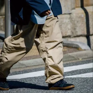 Nana Outdoor Waterproof Loose Tapered Dstring Cuffed Casual Pants Youth Active Sle Daily Wear Summer Thin Material - AliExpress Pants