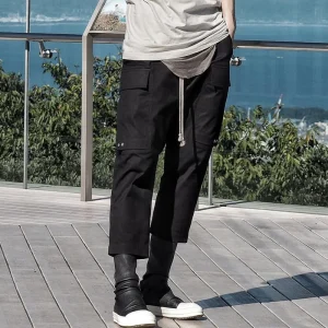 Dark Style Workwear Harajuku Low Waist Big Pocket Seven-Foot Eight-Foot Casual Pants for Youth Fashion Urban Life - AliExpress Pants