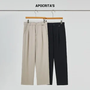 Casual Men's Busin West Pants Summer Thin Loose Straight Drapey Lyocell Long Trousers Lightweight Straight Leg Casual Pants - AliExpress Pants