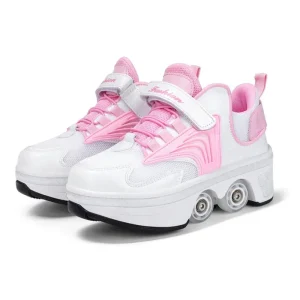 Four-Wheel Children's For Boys And Girls, Cool Luminous Roller Skates For Adults, Sports And Leisure Shoes - AliExpress Sneakers