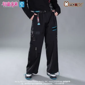 Moeyu Hatsune Miku Cosplay Men's Trousers Cargo Pants Anime Vocaloid Women Man Clothes Work Trousers Casual Costume - AliExpress Pants